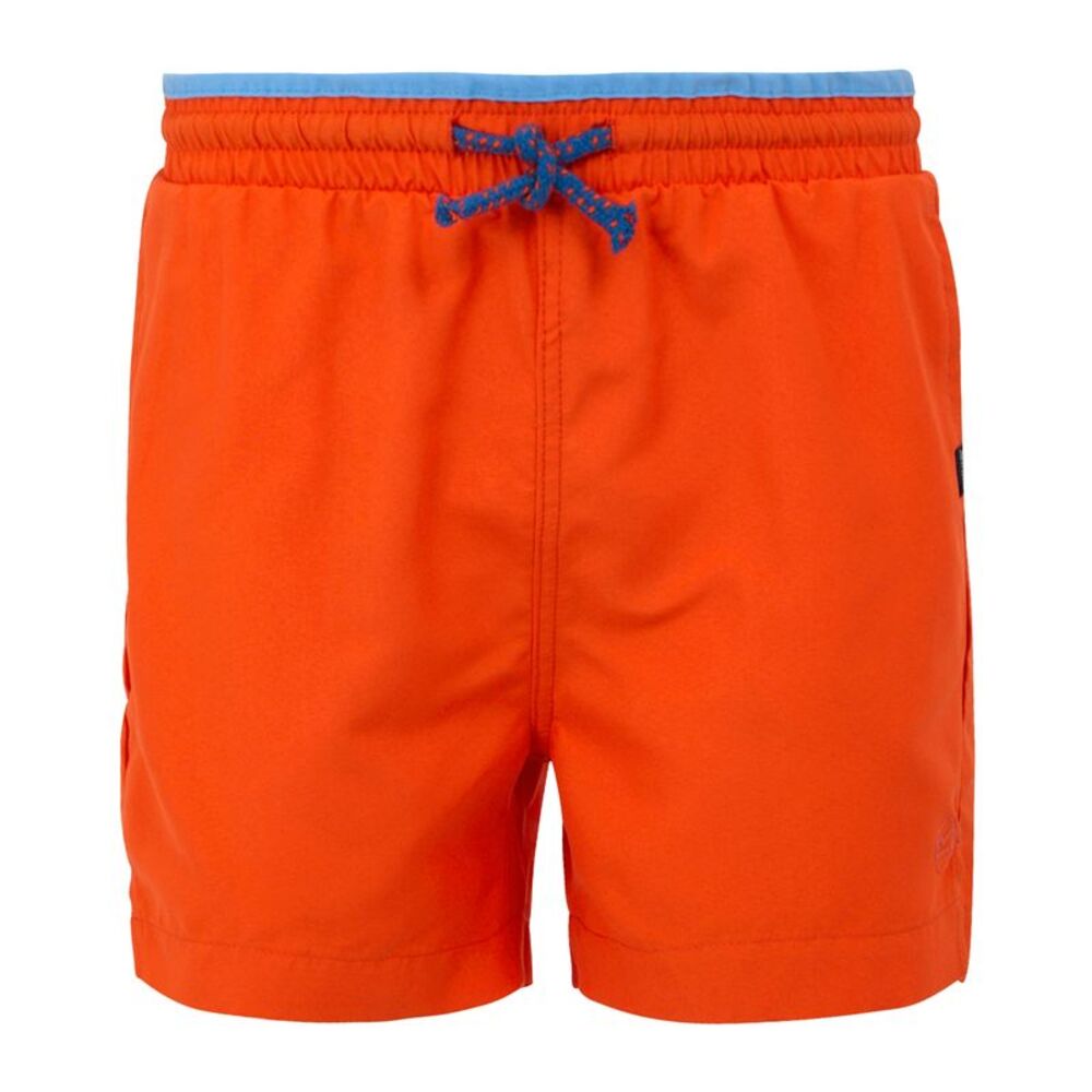 Regatta Childrens/Kids Skander III Plain Swim Shorts / Tangerine Tango